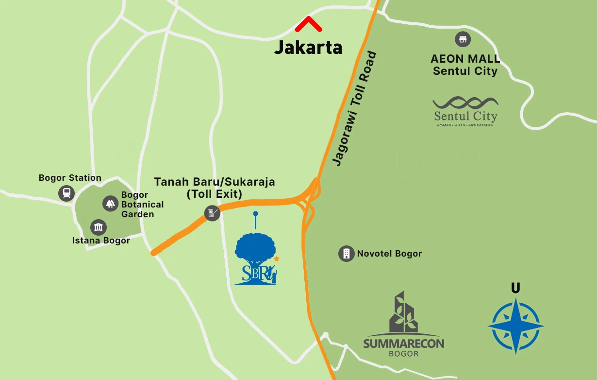 Sekolah Bogor Raya Location